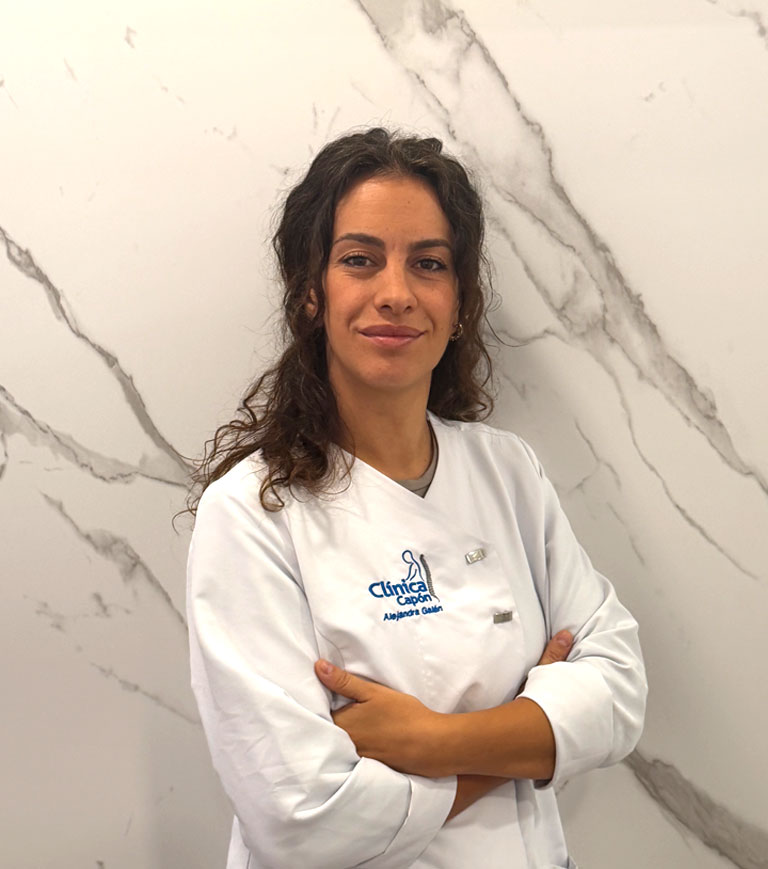 Alejandra Galán, atención al paciente en Clínica Capón