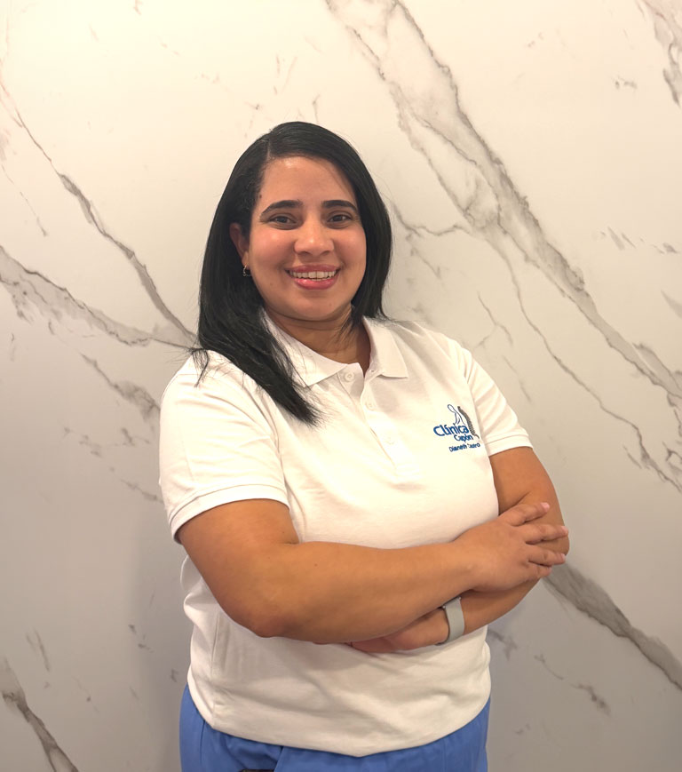Dianeth Castro, fisioterapeuta en Clínica Capón