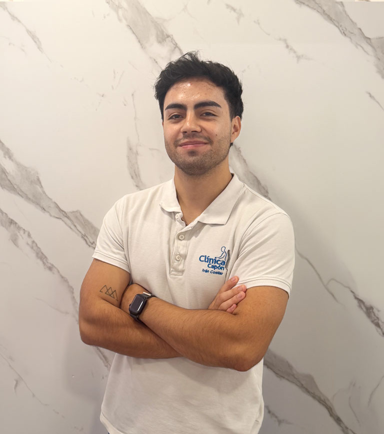 Iván Coellar, fisioterapeuta en Clínica Capón