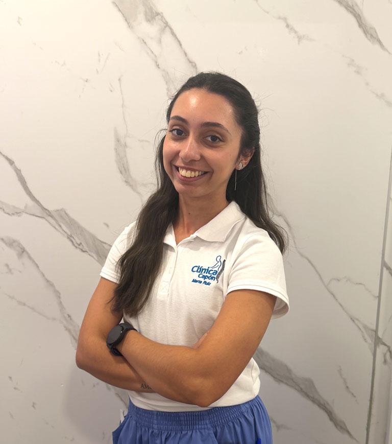 Marta Ruiz, fisioterapeuta en Clínica Capón